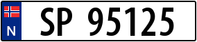 Truck License Plate